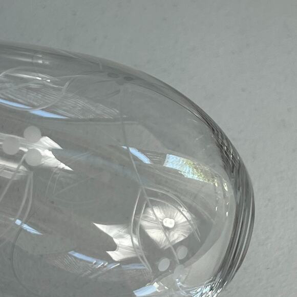 Riedel Etched Floral Stemless Wine Glasses Set of 2 - Picture 4 of 10